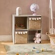 ATMOSPHERA - Étagère Mix'n modul Enfant 4 Cases Vert 63,6x30x63,6 cm - vignette