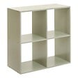ATMOSPHERA - Étagère Mix'n modul Enfant 4 Cases Vert 63,6x30x63,6 cm - vignette