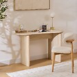 ATMOSPHERA - Bureau Anaya beige L120xp60xH75,5cm - vignette