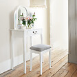 ATMOSPHERA - Coiffeuse "Aurell" blanc 1 tiroir - vignette