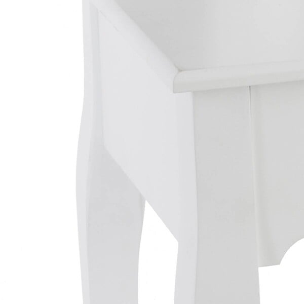 ATMOSPHERA - Coiffeuse "Aurell" blanc 1 tiroir - large