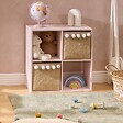 ATMOSPHERA - Étagère Mix'n modul Enfant 4 Cases Rose 63,6x30x63,6 cm - vignette