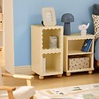 ATMOSPHERA - Meuble de rangement Enfant Bouli 2 Cases Beige 31x30x64 cm - vignette