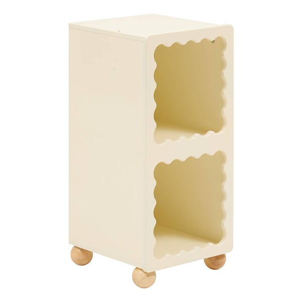 ATMOSPHERA - Meuble de rangement Enfant Bouli 2 Cases Beige 31x30x64 cm - large