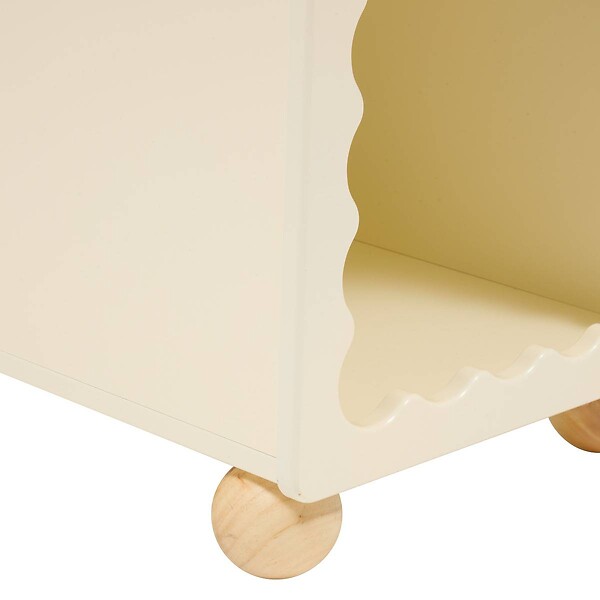 ATMOSPHERA - Meuble de rangement Enfant Bouli 2 Cases Beige 31x30x64 cm - large