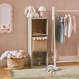 ATMOSPHERA - Étagère Enfant Mix'n modul 3 Cases Vert 34,5x32x100,5 cm - vignette