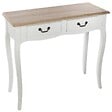 ATMOSPHERA - Console "Chrysa" blanc L87cm - vignette