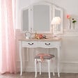 ATMOSPHERA - Console "Chrysa" blanc L87cm - vignette
