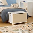 ATMOSPHERA - Coffre Fermé Enfant Bouli Beige 60x36x41,5 cm - vignette