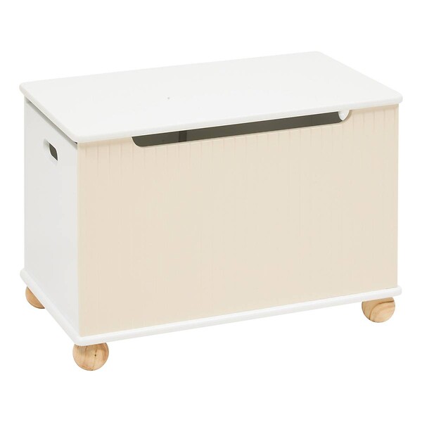 ATMOSPHERA - Coffre Fermé Enfant Bouli Beige 60x36x41,5 cm - large