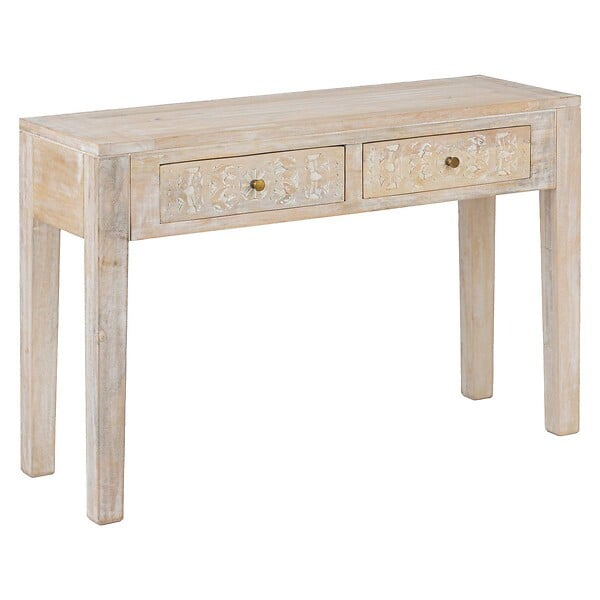 ATMOSPHERA - Console 2 tiroirs Shirel manguier L120cm - large