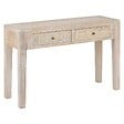 ATMOSPHERA - Console 2 tiroirs Shirel manguier L120cm - vignette