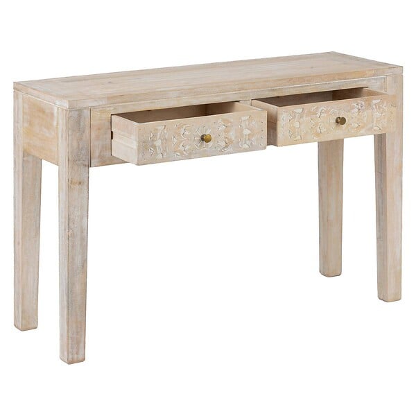 ATMOSPHERA - Console 2 tiroirs Shirel manguier L120cm - large