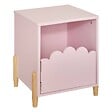ATMOSPHERA - Table de chevet enfant Douceur rose 35,5x40cm - vignette