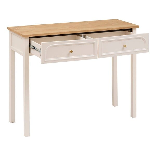 ATMOSPHERA - Console Mohea ivoire 2 tiroirs - large
