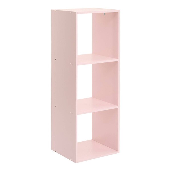 ATMOSPHERA - Étagère Enfant Mix'n modul 3 Cases Rose 34,5x32x100,5 cm - large