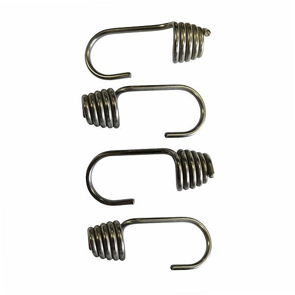 WERKAPRO - Crochets en inox pour tendeur  Lot de 4 10 mm - large