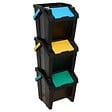 5 FIVE SIMPLY SMART - Lot de 3 poubelles de tri 30L - vignette