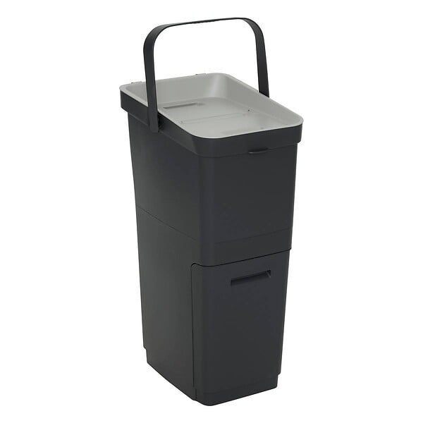 5 FIVE SIMPLY SMART - Poubelle de tri 36L 2 compartiments - large