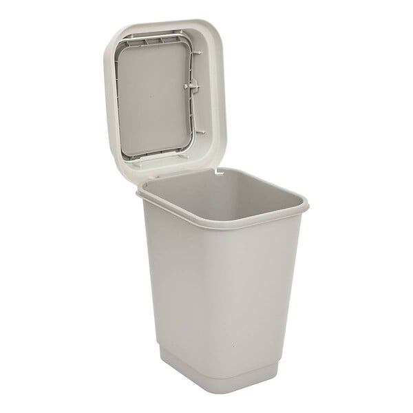 5 FIVE SIMPLY SMART - Poubelle plastique 10L Beige - large