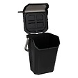 5 FIVE SIMPLY SMART - Poubelle de tri 37L en plastique noir - vignette