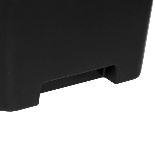 5 FIVE SIMPLY SMART - Poubelle de tri 37L en plastique noir - large