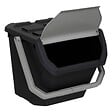 5 FIVE SIMPLY SMART - Poubelle de tri 24L en plastique noir - vignette