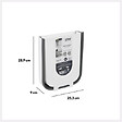5 FIVE SIMPLY SMART - Poubelle rétractable 8L noir et blanc - vignette
