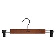 5 FIVE SIMPLY SMART - Lot de 2 cintres à pinces en bois foncé - vignette