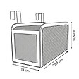 5 FIVE SIMPLY SMART - Etagère suspendue Spacy noir - vignette