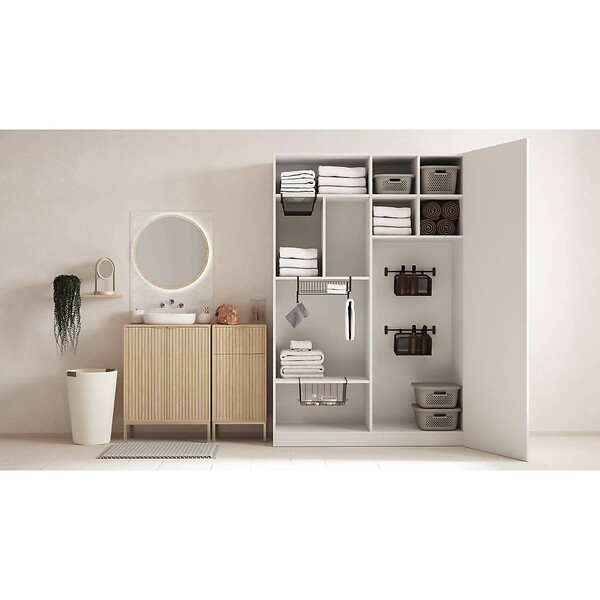 5 FIVE SIMPLY SMART - Etagère suspendue Spacy noir - large