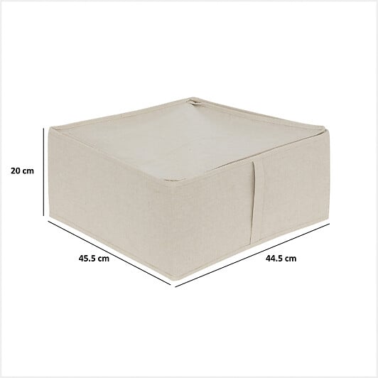 5 FIVE SIMPLY SMART - Housse de rangement "Groomy" rigide beige - large
