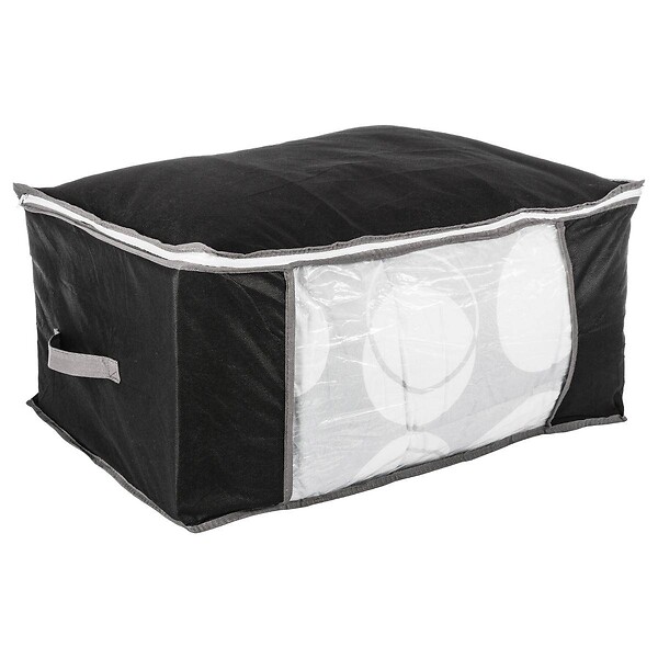 5 FIVE SIMPLY SMART - Housse rangements lit petit modèle noir - large