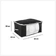 5 FIVE SIMPLY SMART - Housse rangements lit petit modèle noir - vignette