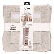 5 FIVE SIMPLY SMART - Rangement chaussures "Groomy" 6 cases avec panier beige 127x30cm - vignette