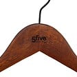 5 FIVE SIMPLY SMART - Lot de 2 cintres en bois foncé - vignette