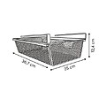 5 FIVE SIMPLY SMART - Etagère suspendue avec tiroir coulissant Spacy noir - vignette