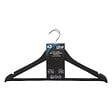5 FIVE SIMPLY SMART - 3 cintres en bois Noir Rubber - Noir - vignette