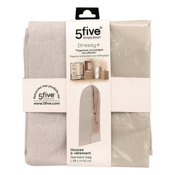 5 FIVE SIMPLY SMART - Housse de rangement "Groomy" pour vêtements 115x58cm - large