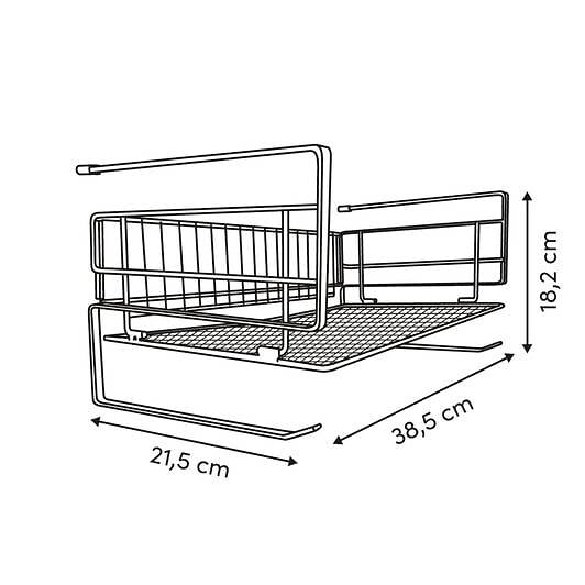 5 FIVE SIMPLY SMART - Etagère suspendue Spacy noir - large