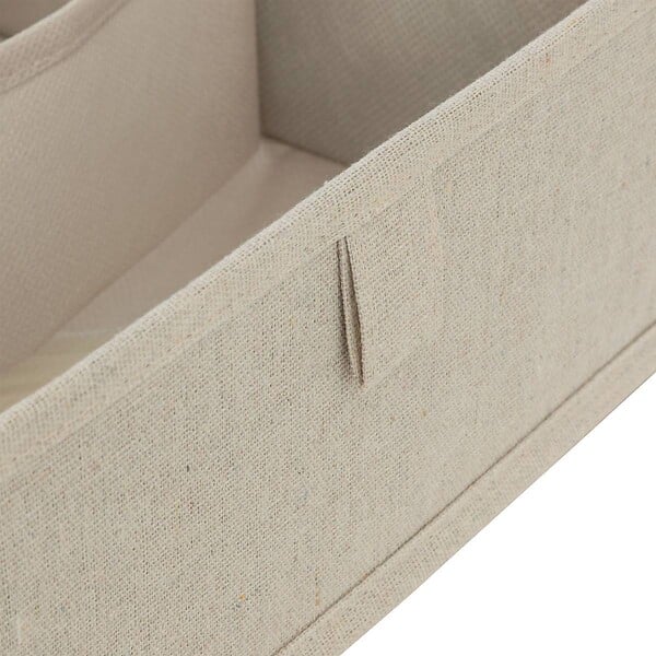 5 FIVE SIMPLY SMART - Rangement tiroir "Groomy" 2 compartiments beige 24x10,2cm - large