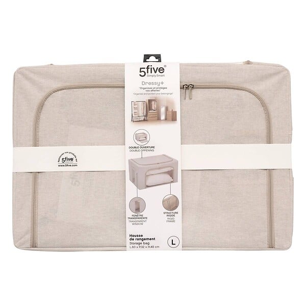 5 FIVE SIMPLY SMART - Housse de rangement "Groomy" double ouverture 60x40cm - large