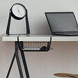 5 FIVE SIMPLY SMART - Panier de rangement à suspendre 31,5cm noir - vignette