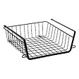 5 FIVE SIMPLY SMART - Panier de rangement à suspendre 31,5cm noir - vignette