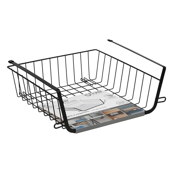 5 FIVE SIMPLY SMART - Panier de rangement à suspendre 31,5cm noir - large