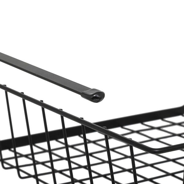 5 FIVE SIMPLY SMART - Panier de rangement à suspendre 31,5cm noir - large