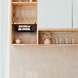 5 FIVE SIMPLY SMART - Panier de rangement à suspendre 31,5cm noir - vignette