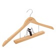 5 FIVE SIMPLY SMART - Cintre à costume beige en bois - vignette