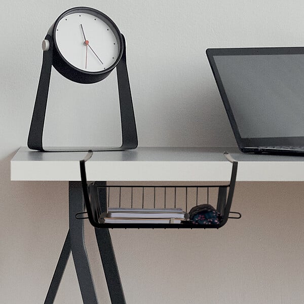 5 FIVE SIMPLY SMART - Panier de rangement à suspendre 51,5cm noir - large