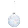 FEERIC LIGHTS & CHRISTMAS - Boule irisée avec picots 10cm verre - vignette